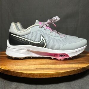 Nike Air Zoom Infinity Tour Next% Golf Shoe Wolf Grey/Pink